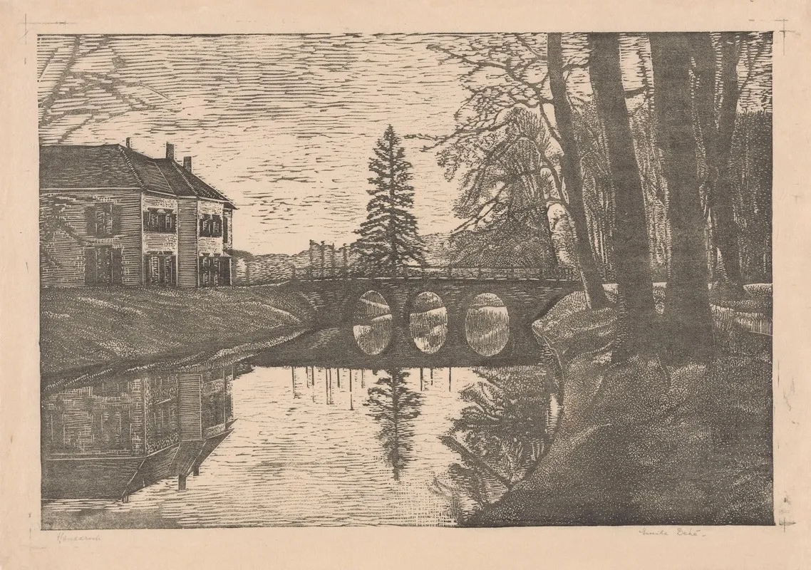 Oude Hof In Bergen 2