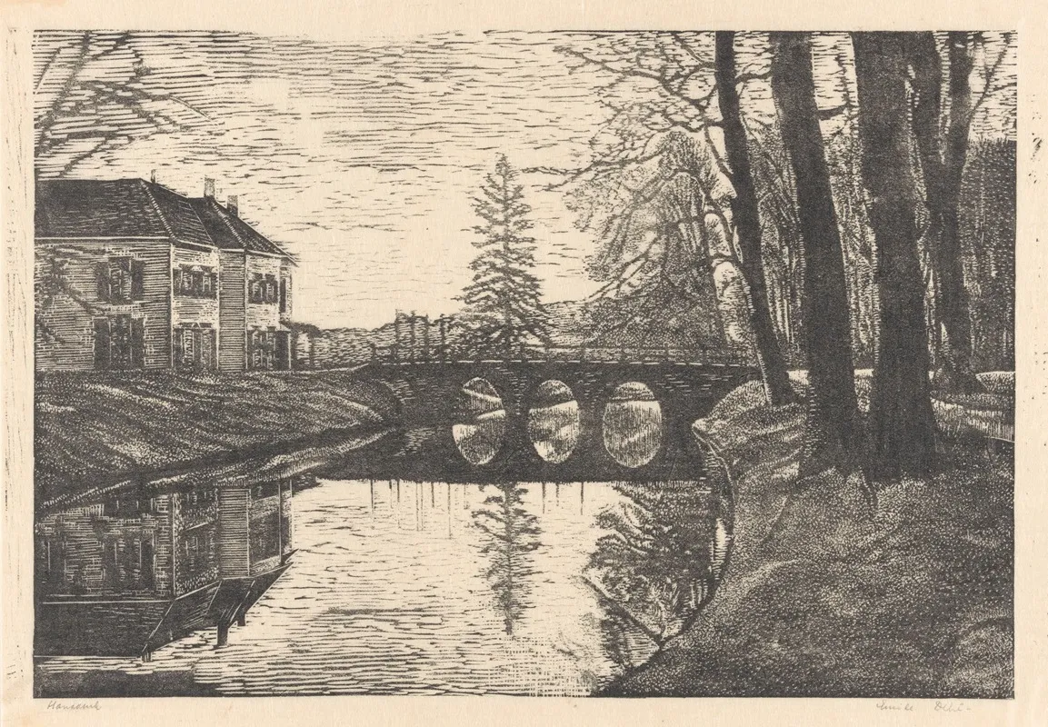 Oude Hof In Bergen