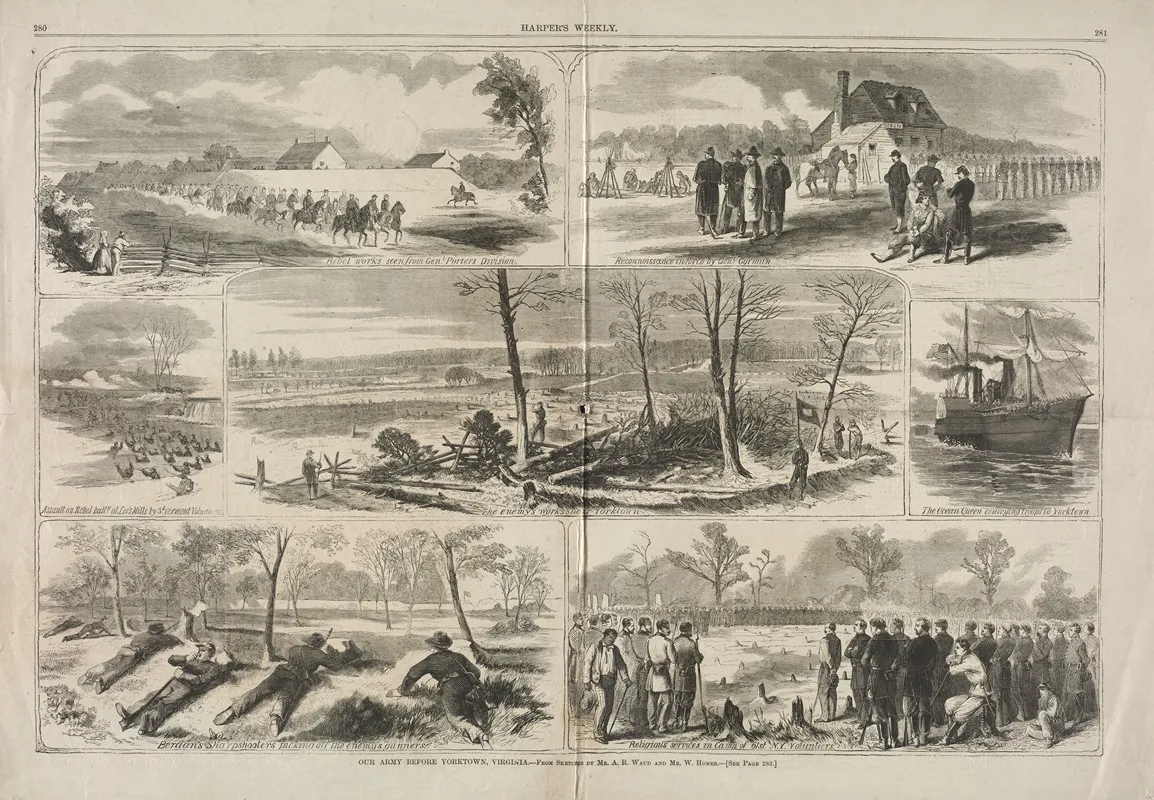 Our Army Before Yorktown Virginia