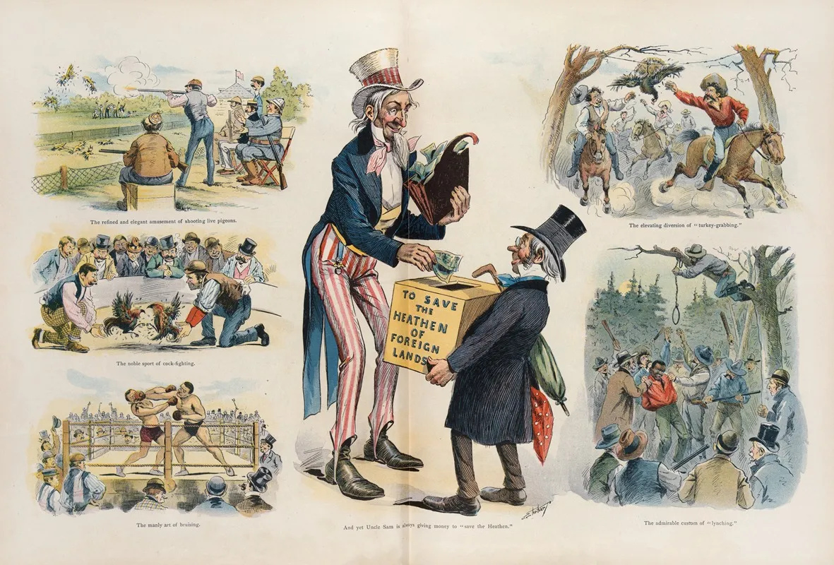 Our Civilized Heathen by Samuel Ehrhart - Canvas Print