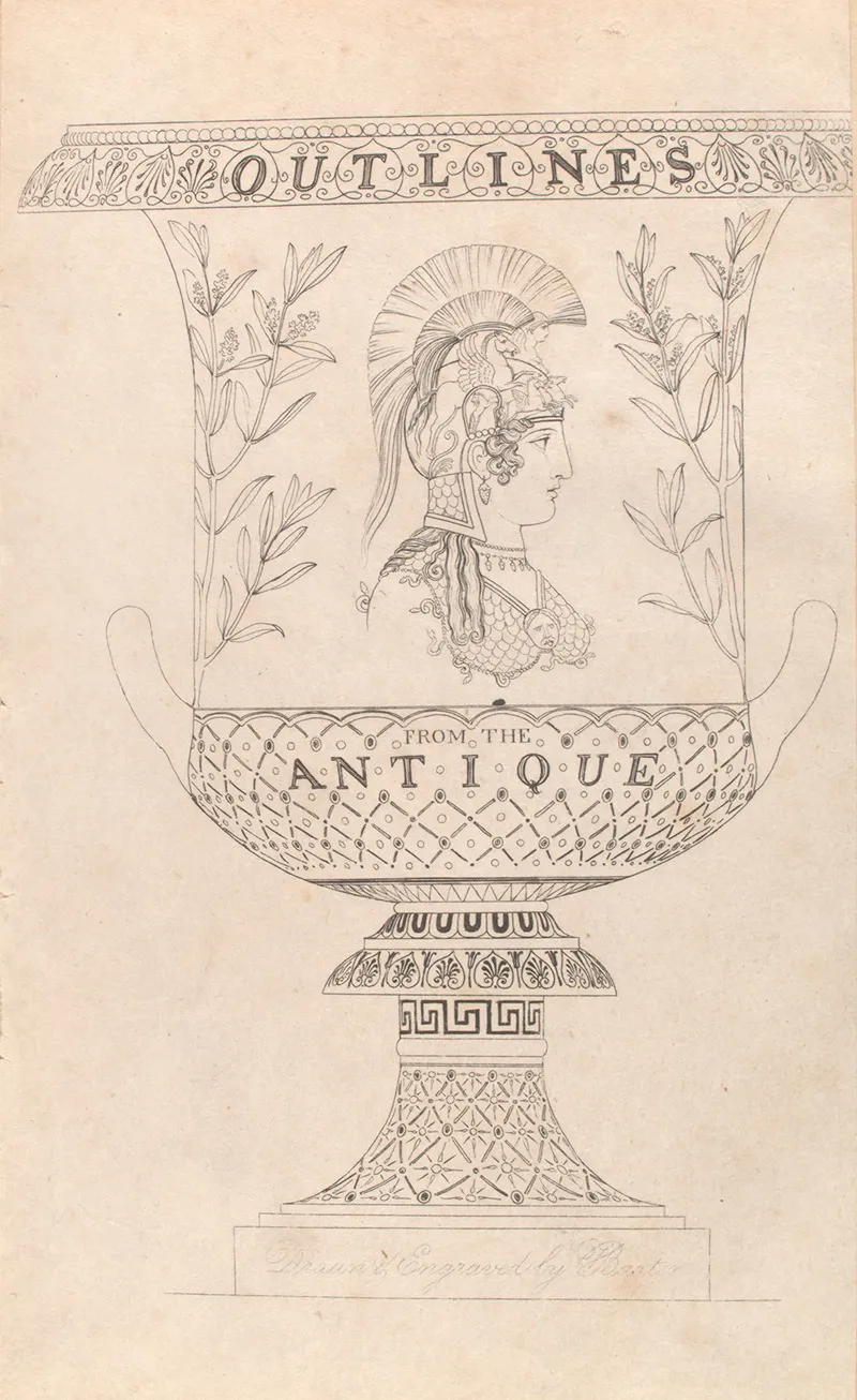 Outlines From The Antique by Thomas Baxter - Canvas Print