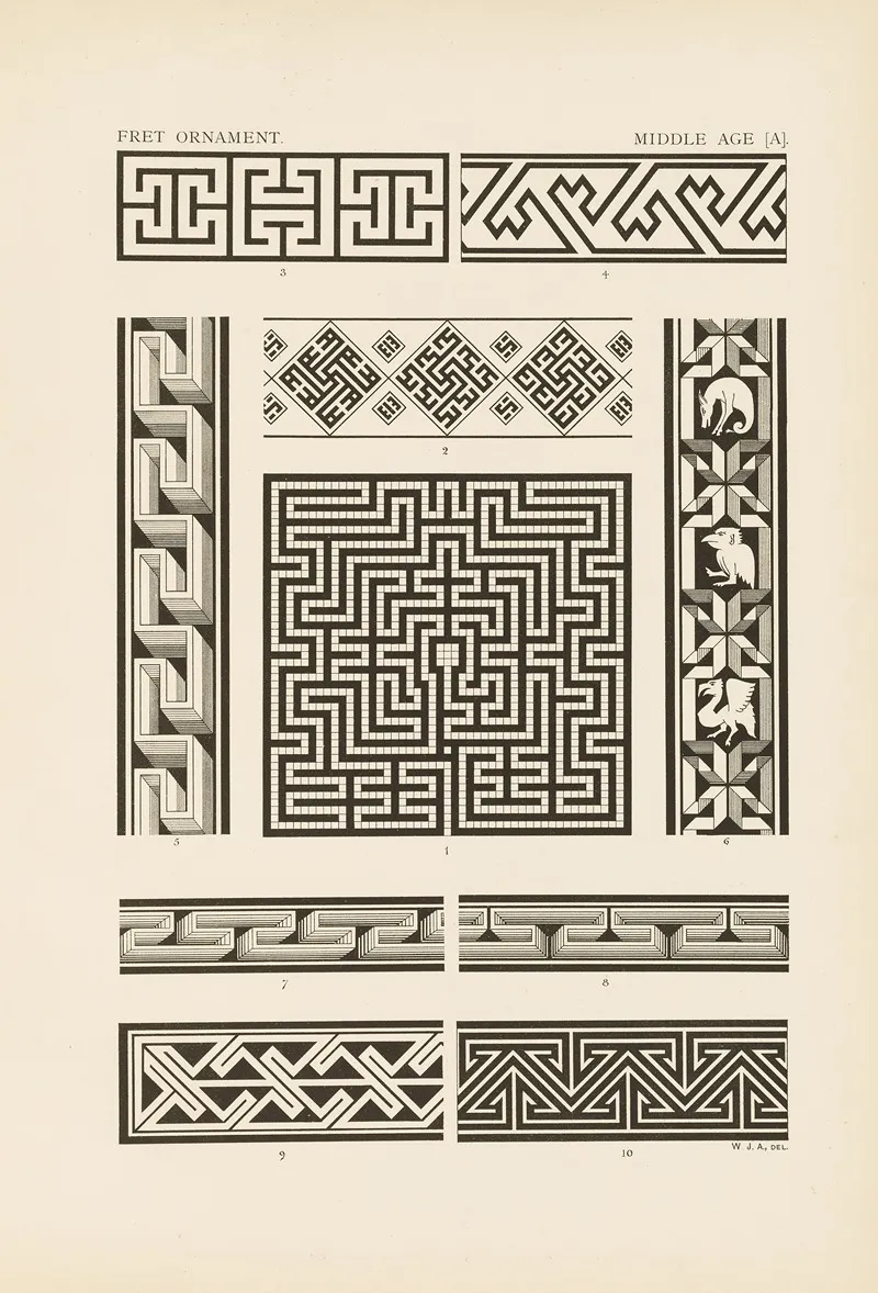 Outlines Of Ornament In The Leading Styles Pl 03