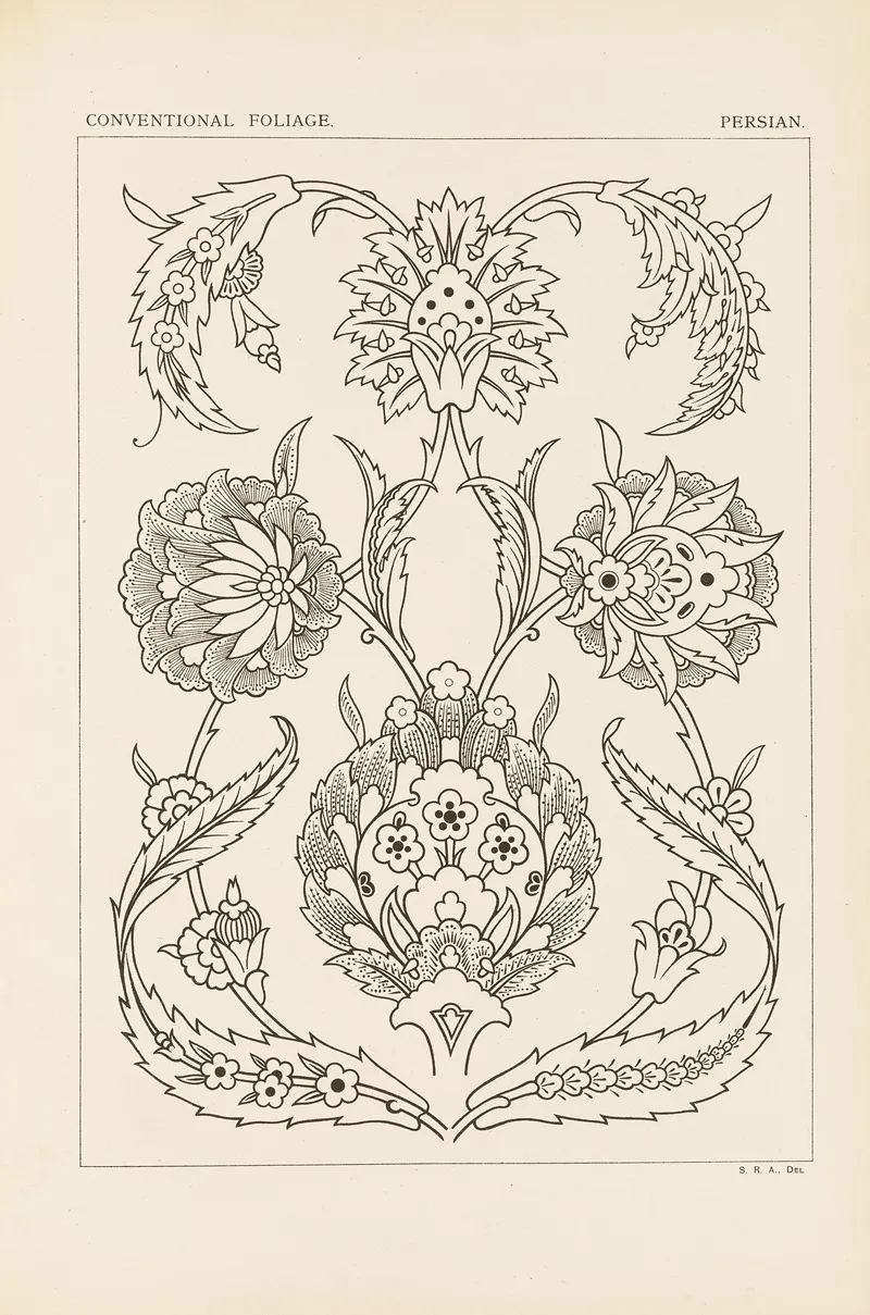Outlines Of Ornament In The Leading Styles Pl 51
