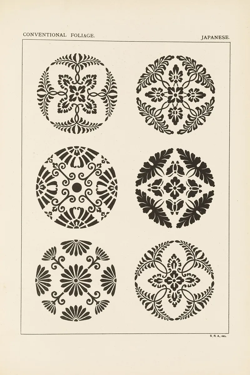 Outlines Of Ornament In The Leading Styles Pl 52