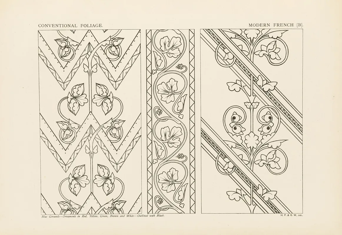Outlines Of Ornament In The Leading Styles Pl 57