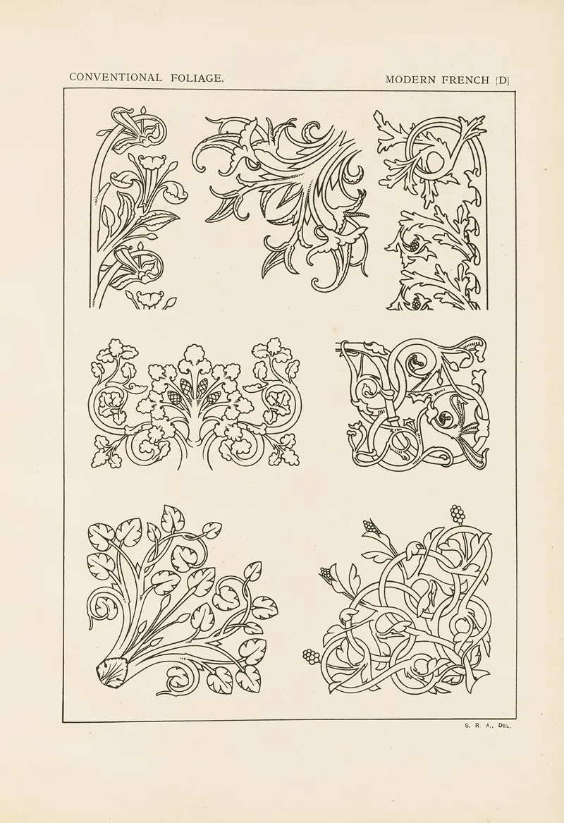 Outlines Of Ornament In The Leading Styles Pl 59