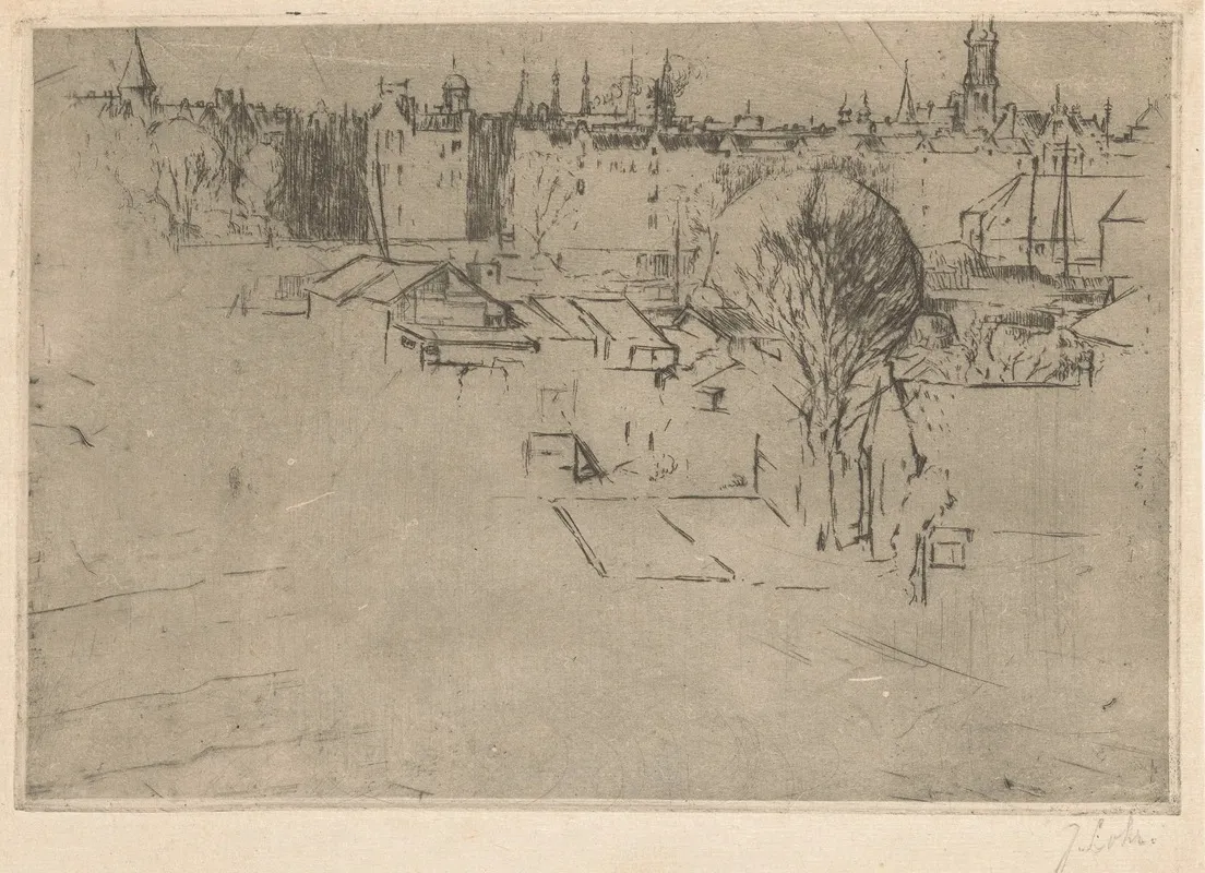 Outskirts Of Amsterdam by Johannes Löhr - Canvas Print