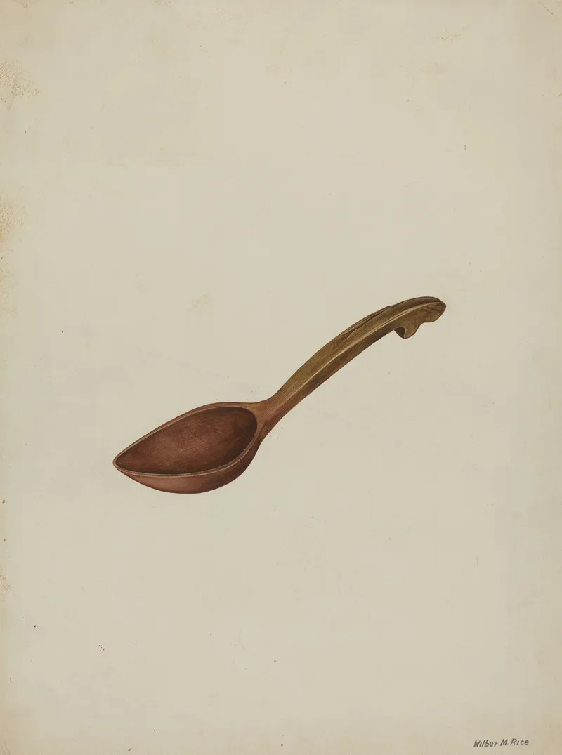 Oval Wooden Spoon