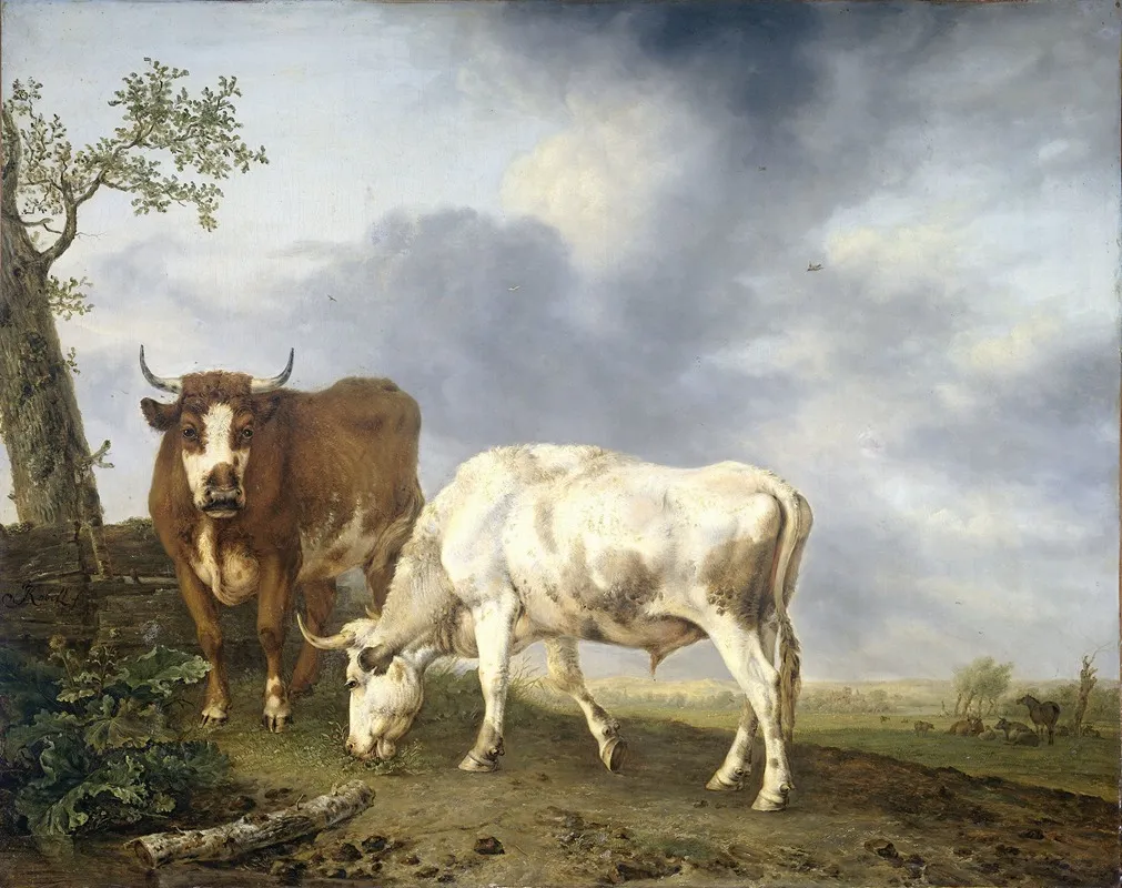 Oxen In The Meadow