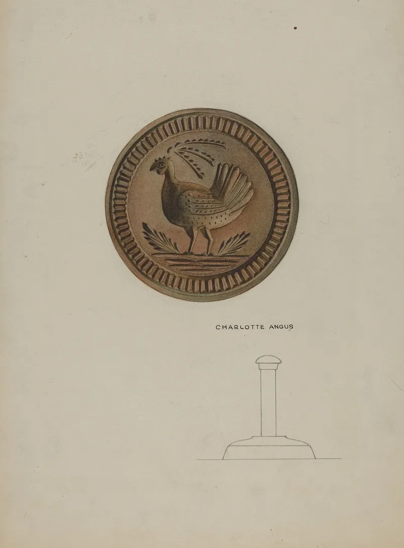 Pa German Butter Mold 13