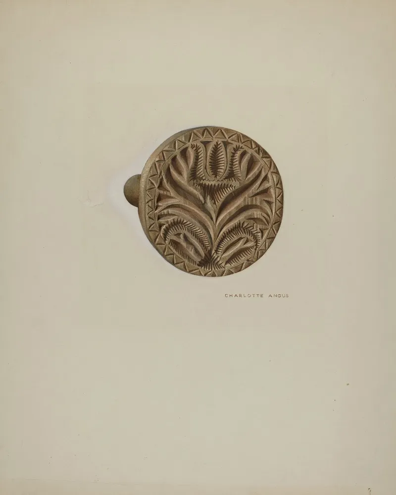 Pa German Butter Mold 18