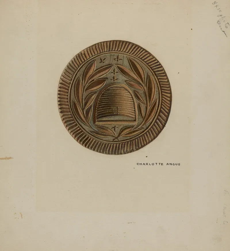 Pa German Butter Mold 22