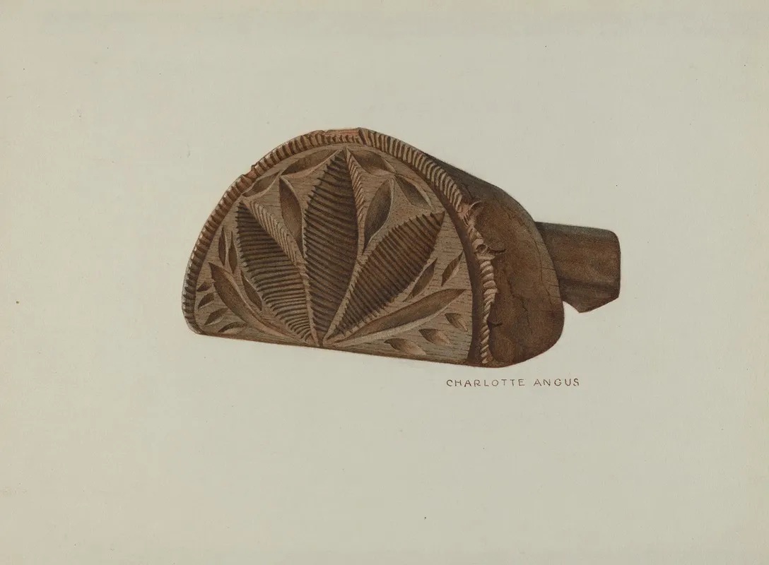 Pa German Butter Mold 25