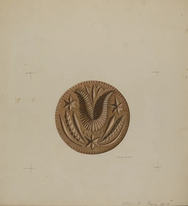 Pa German Butter Mold 6