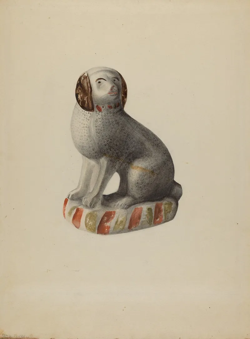 Pa German Dog Figurine