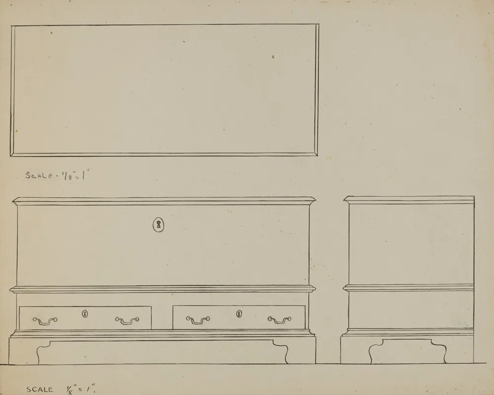 Pa German Dower Chest 9