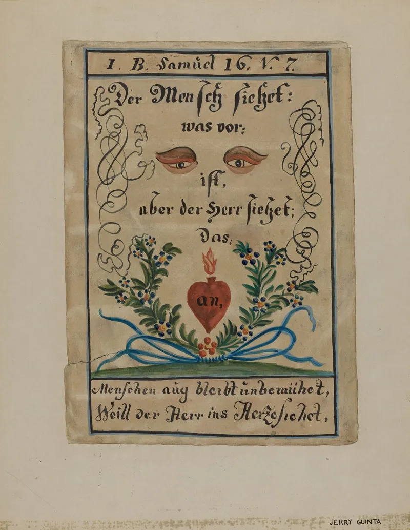 Pa German Illustrated Fractur