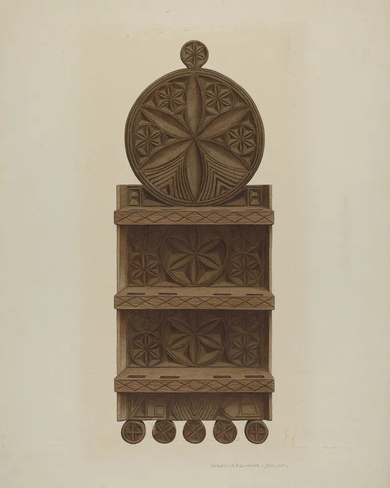 Pa German Spoon Rack