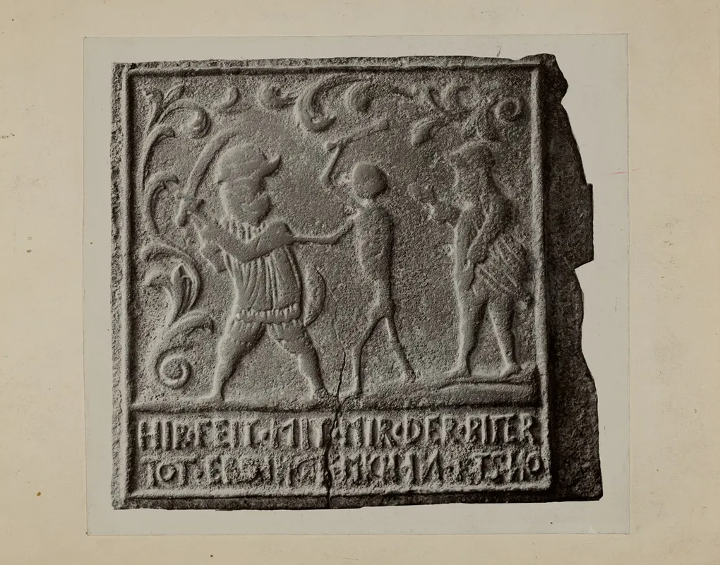 Pa German Stove Plate 10