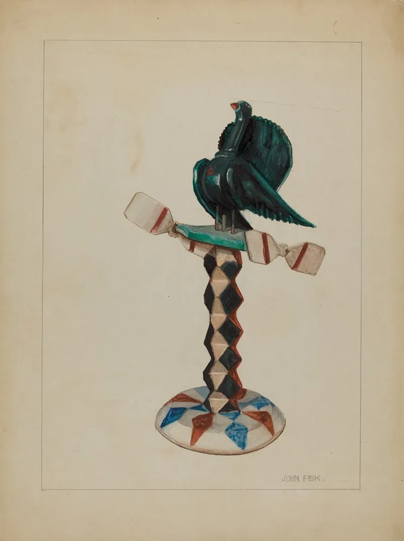 Pa German Toy Bird 4