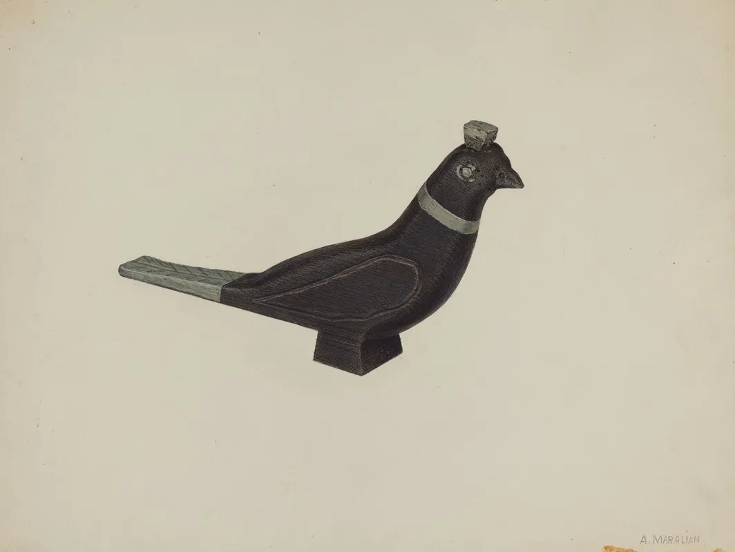 Pa German Toy Bird