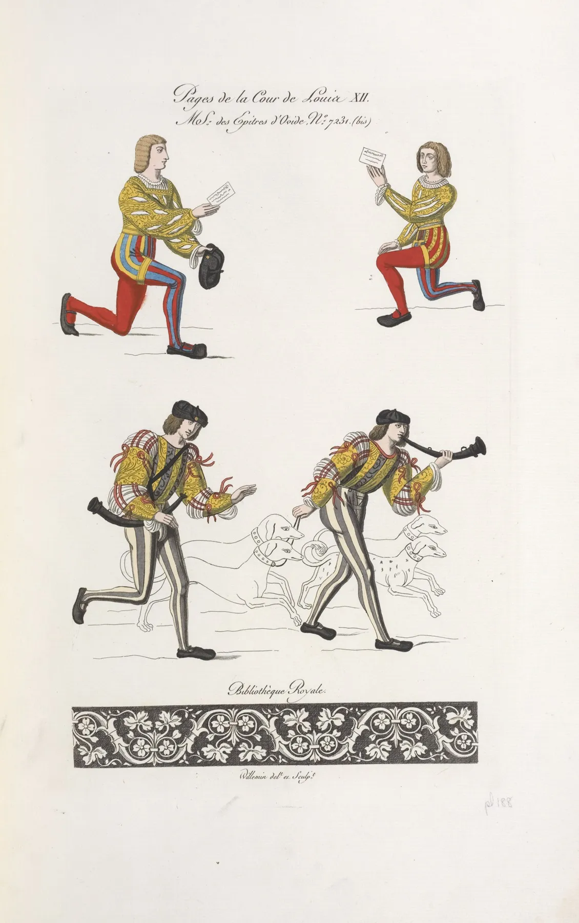 Pages De La Cour De Louis Xii Ms Des Epitres Dovide No 7231