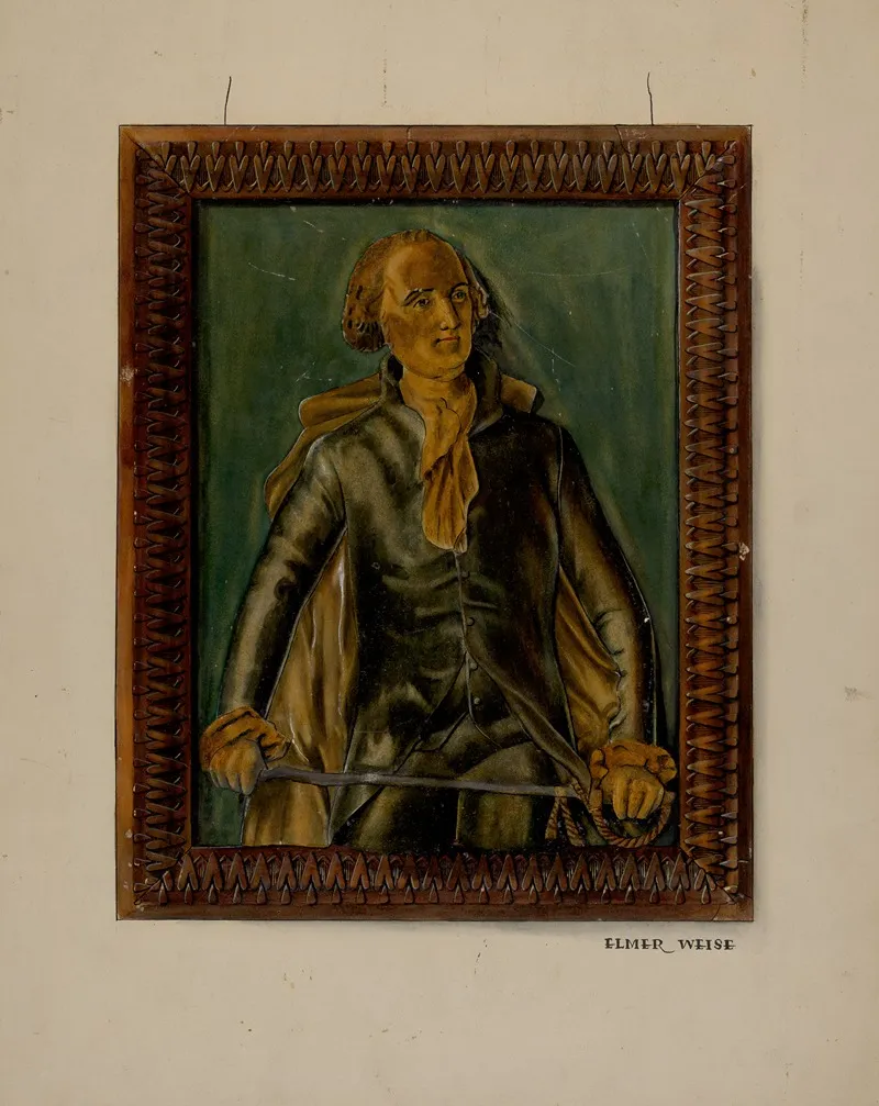 Painted Glass by Elmer Weise - Canvas Print