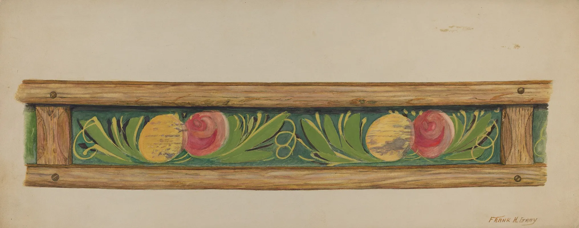 Painted Panel by Frank Gray - Canvas Print
