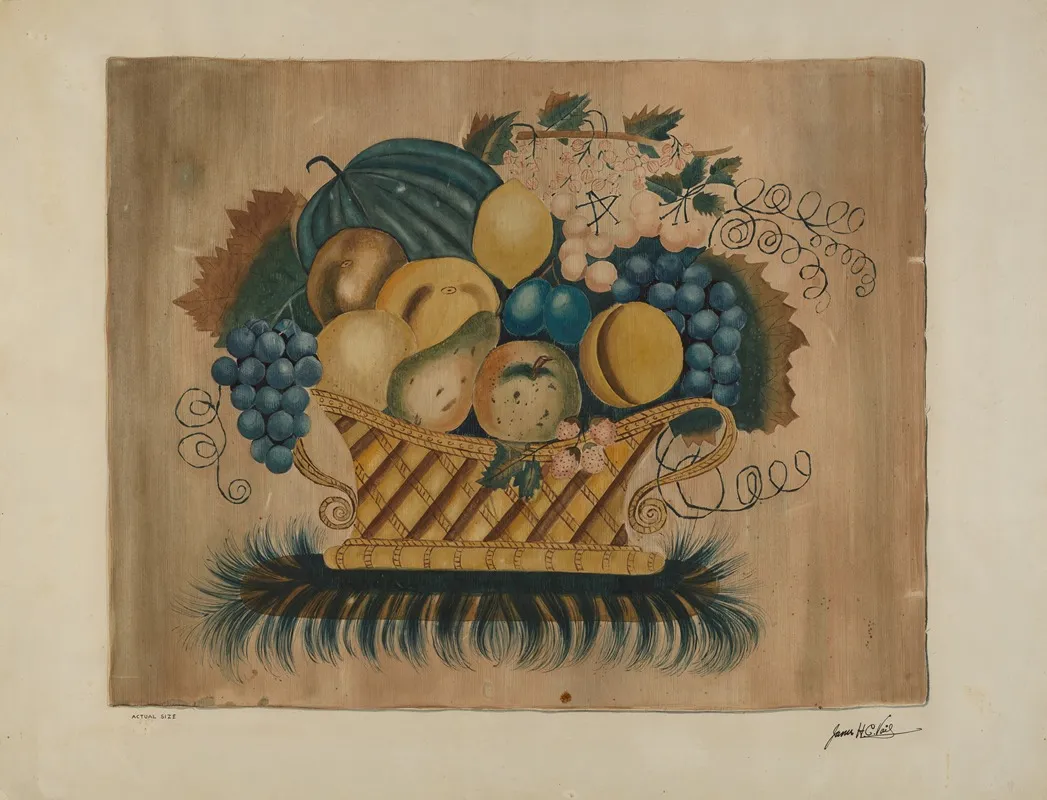 Painted Velvet by James Vail - Canvas Print