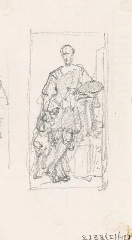 Painter With Dog