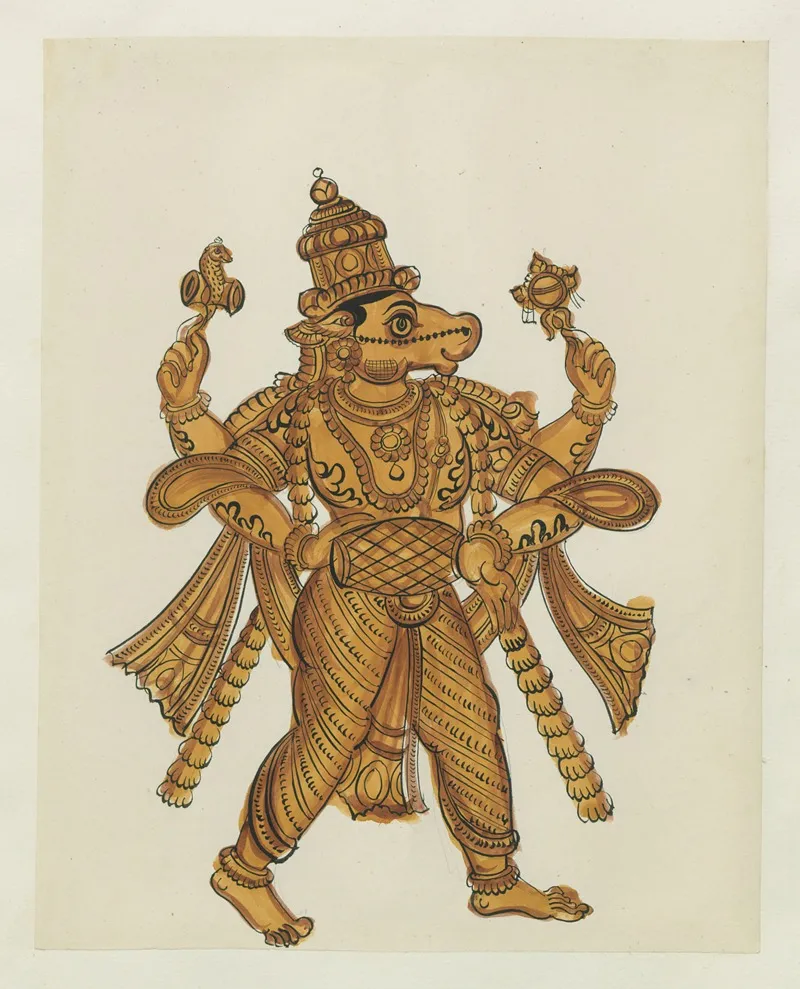Paintings From The Chidambaram Shrine Pl 104