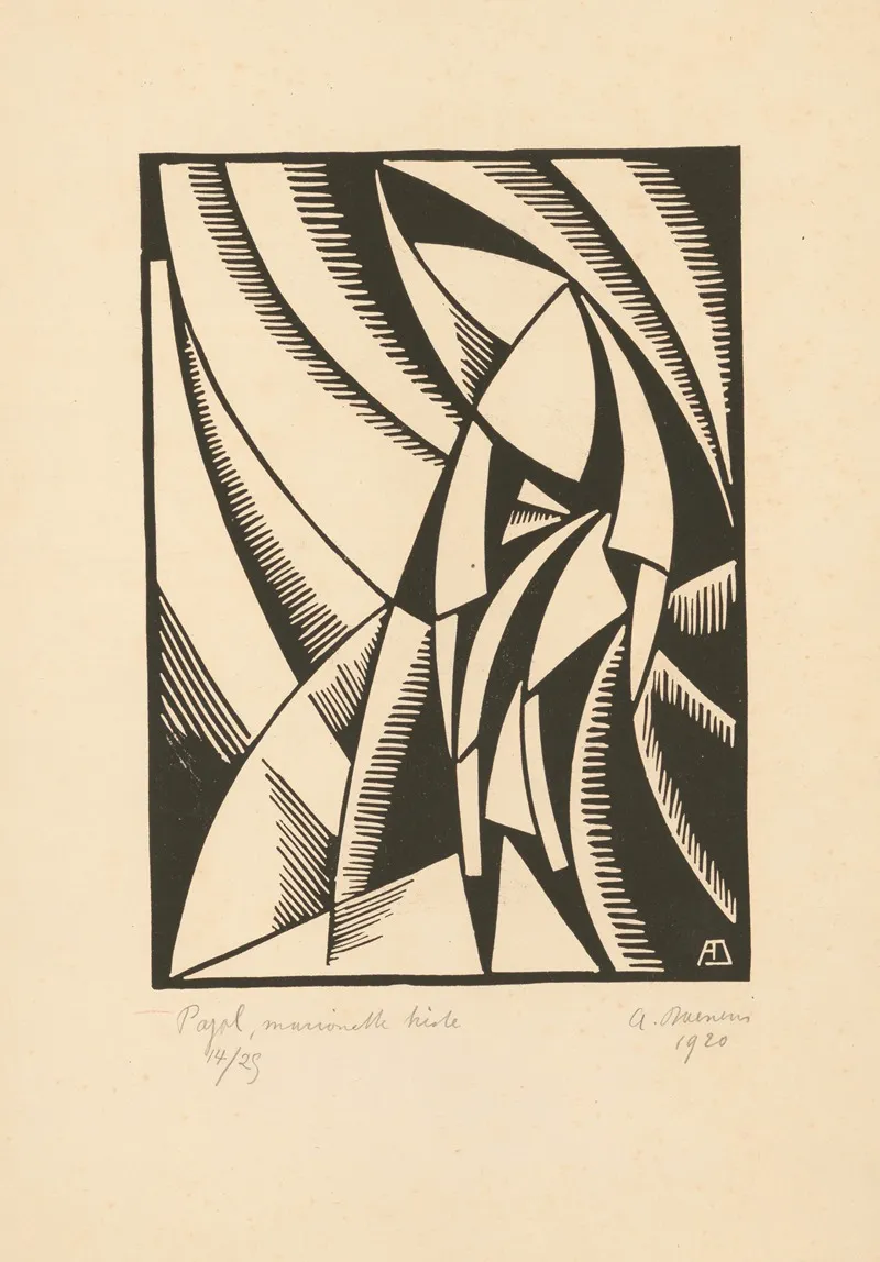 Pajol Puppet Sad by Albert Daenens - Canvas Print