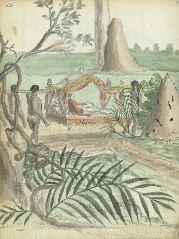 Palankijn Met Dragers