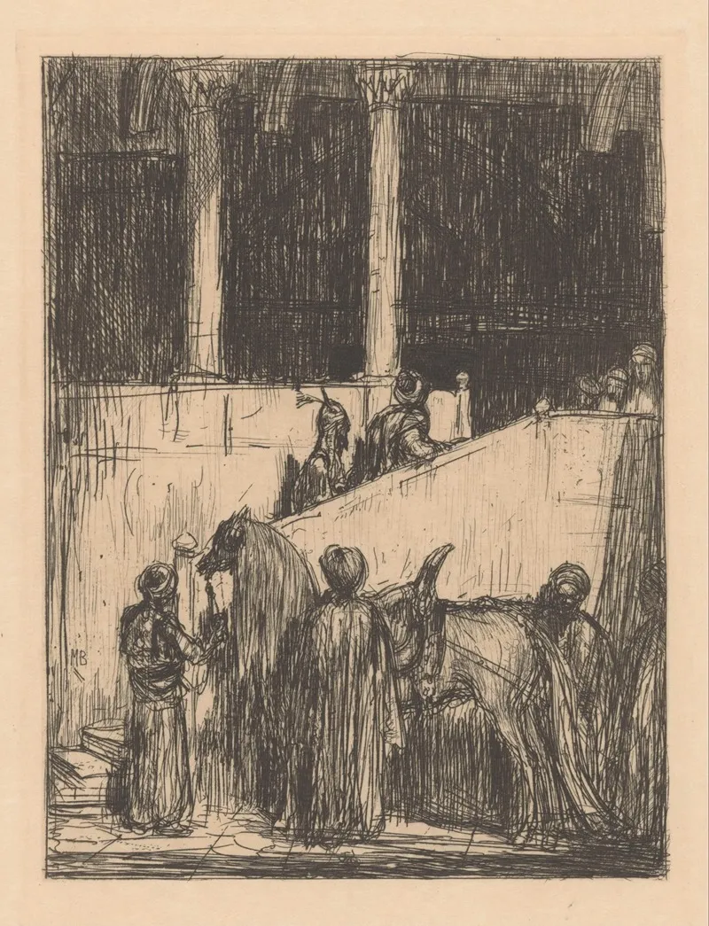 Paleisingang by Marius Bauer - Canvas Print