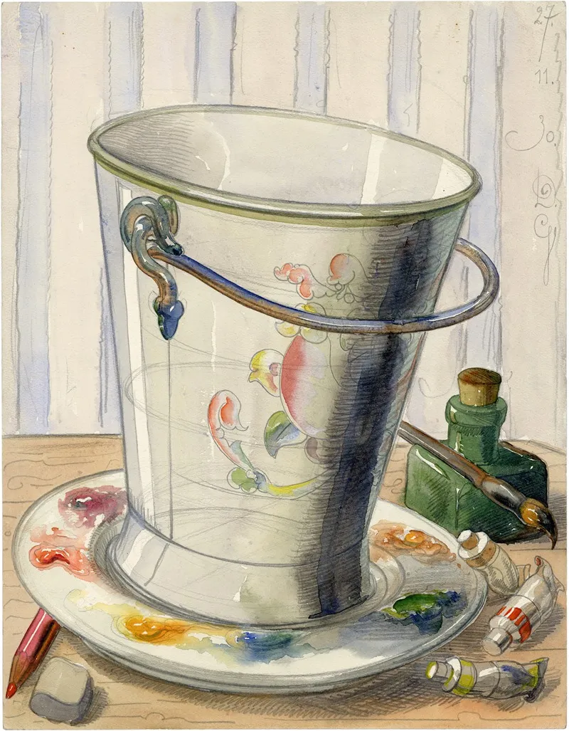 Palet En Penselen En Toebehoren