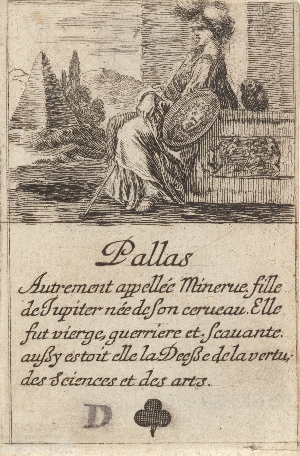 Pallas by Stefano Della Bella - Canvas Print