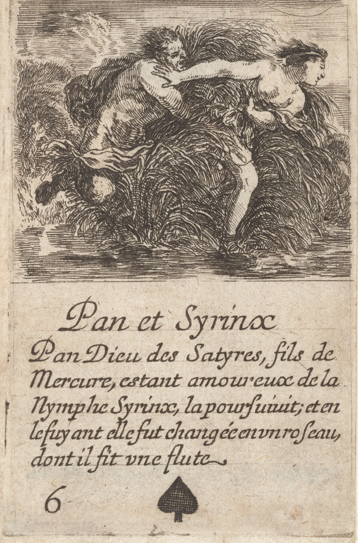 Pan Et Syrinx 2 by Stefano Della Bella - Canvas Print