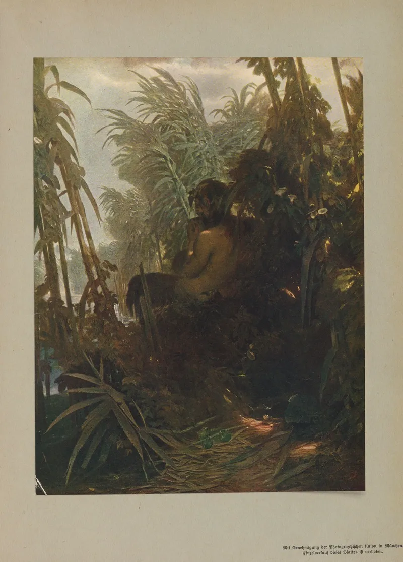 Pan Im Schilf by Arnold Böcklin - Canvas Print