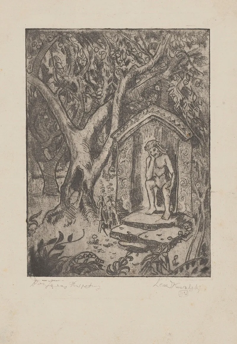 Pan Jezus Kwietny by Leon Kowalski - Canvas Print