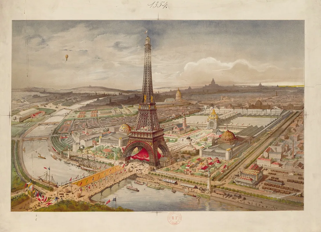 Panorama De Lexposition Universelle De 1889