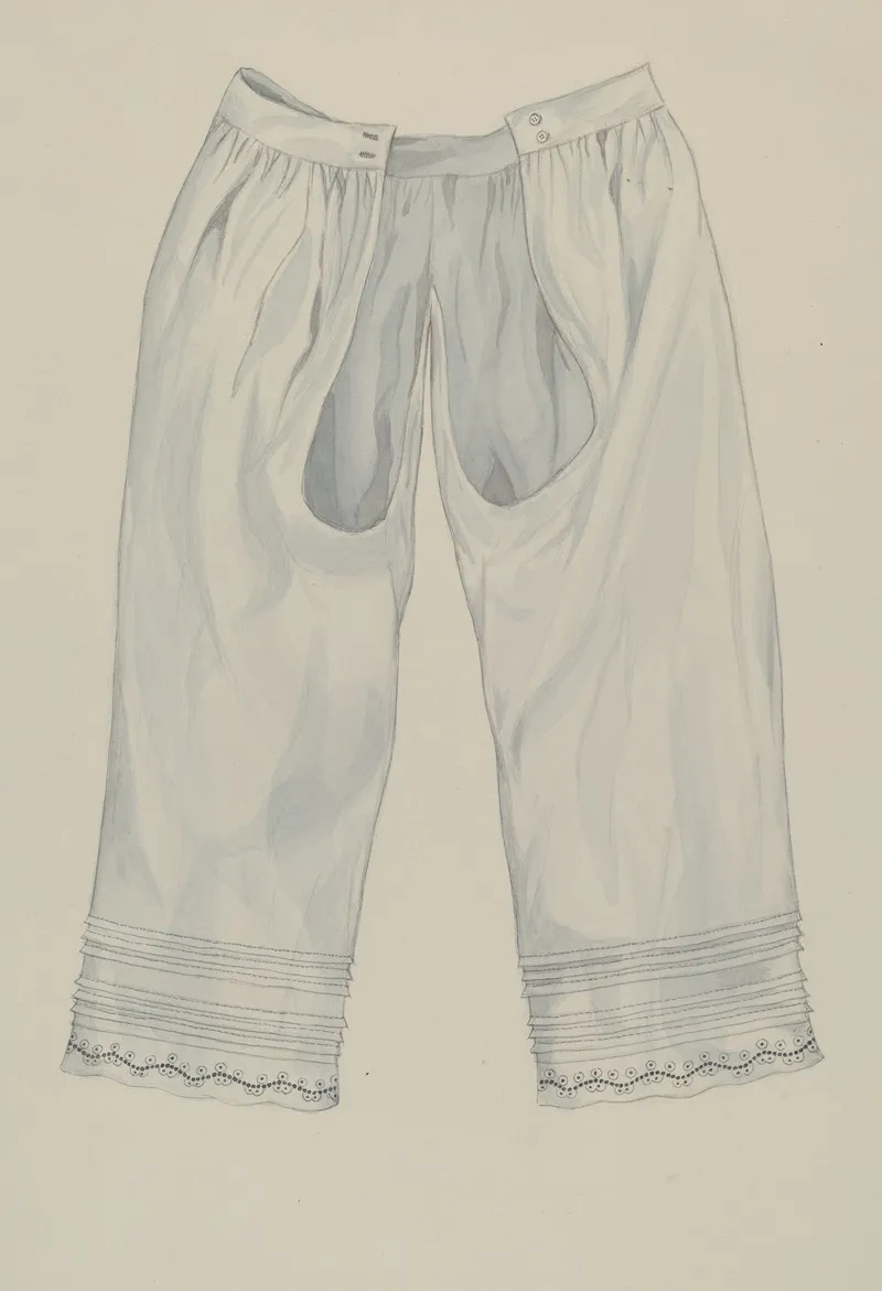 Pantalette 2 by Edith Towner - Canvas Print