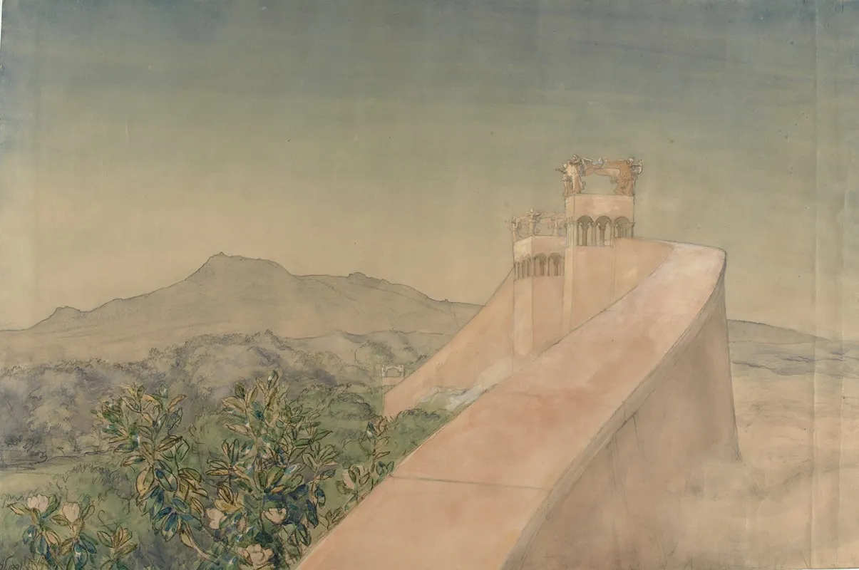 Paradismuren by Joakim Skovgaard - Canvas Print