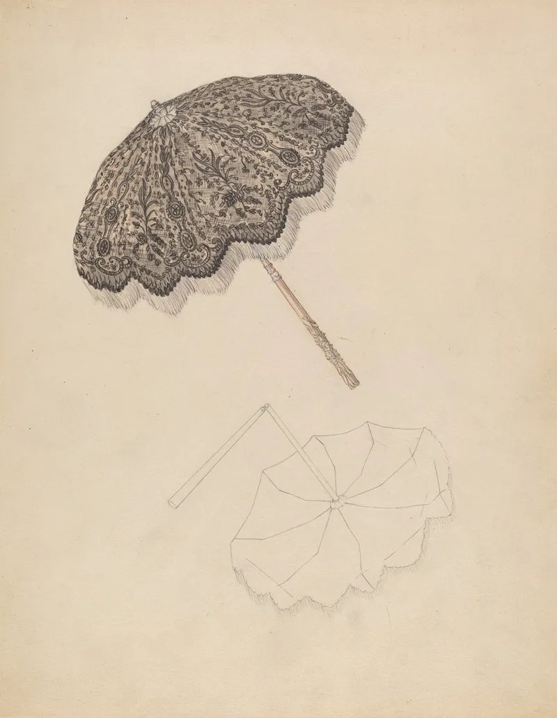 Parasol 5 by Gladys Cook - Canvas Print