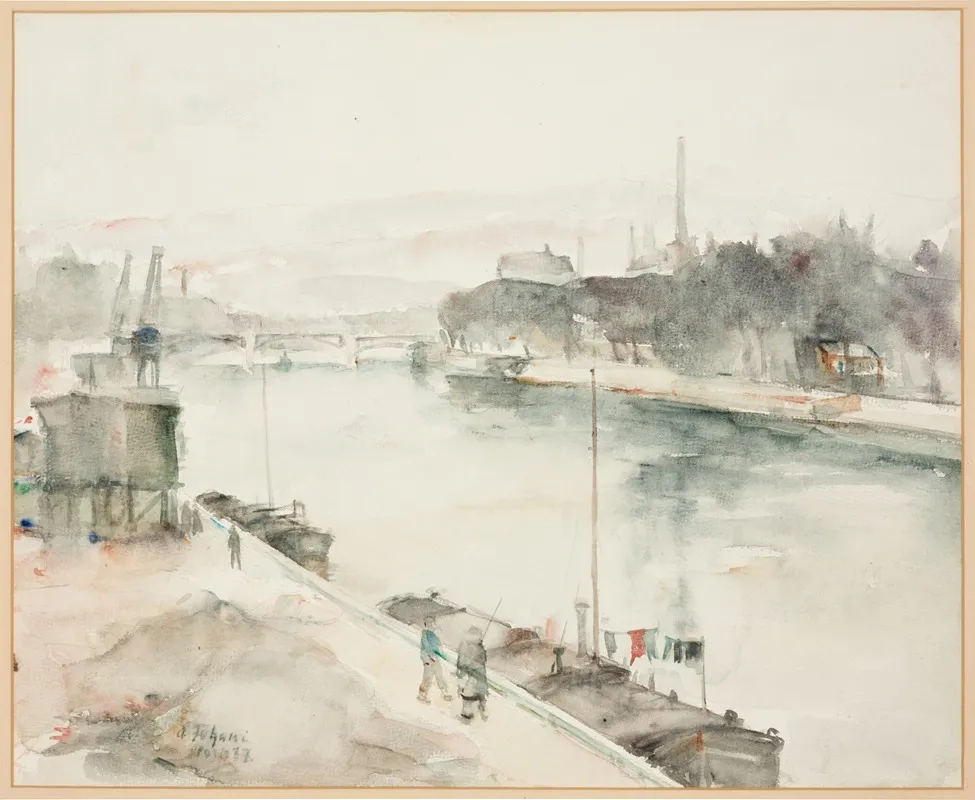 Pariisi Vaade by Andrus Johani - Canvas Print