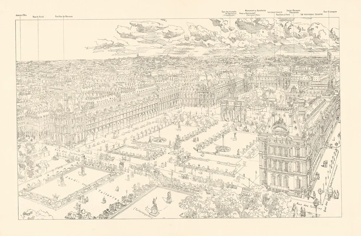 Paris 10 by Ed Hölzel - Canvas Print