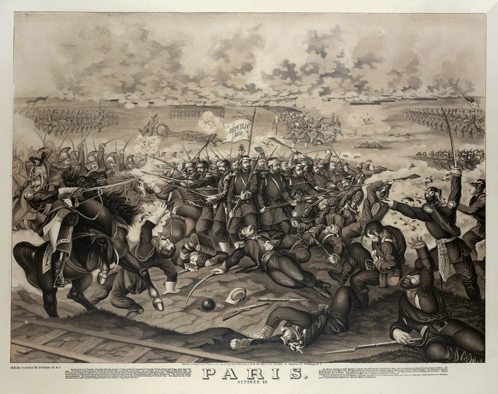 Paris 7 by Henry Jerome Schile - Canvas Print