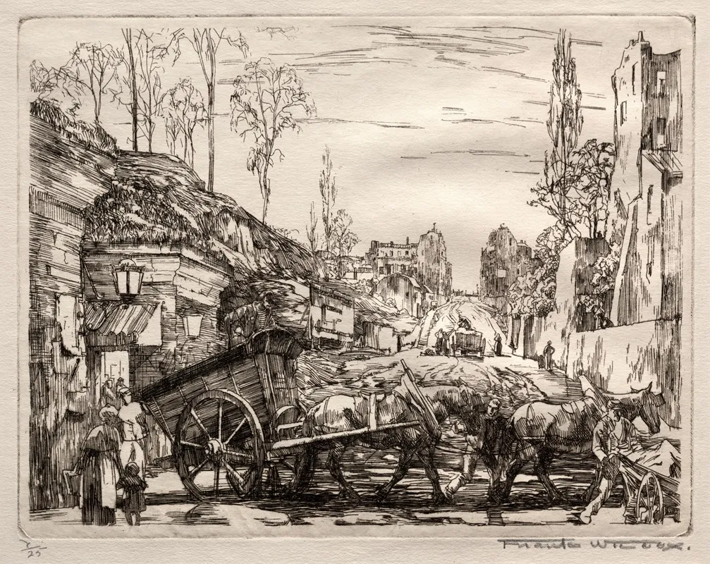 Paris Gate by Frank Wilcox - Canvas Print