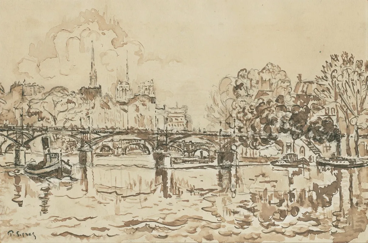 Paris La Passerelle Des Arts