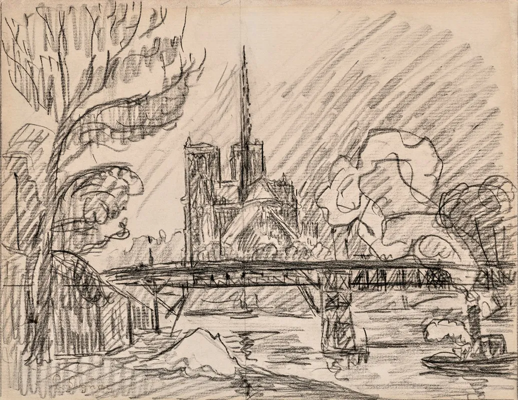 Paris Notre Dame 2 by Paul Signac - Canvas Print