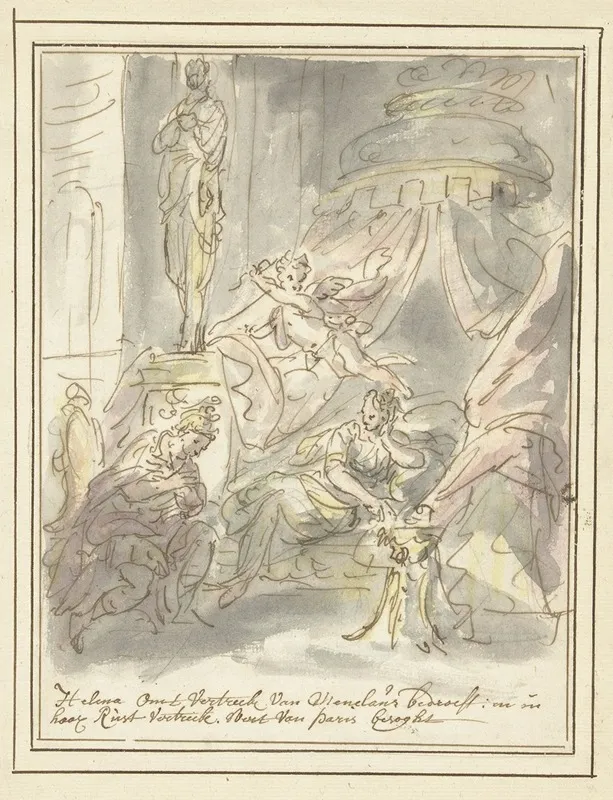 Paris Troost Helena by Elias van Nijmegen - Canvas Print